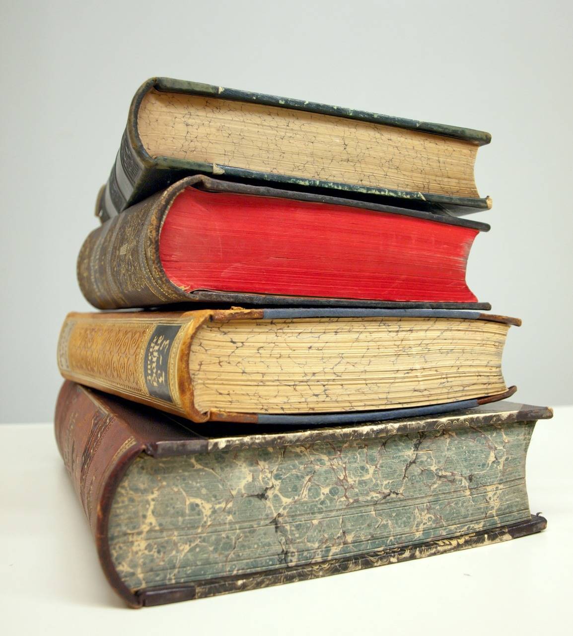 Stack of books - Study copyright