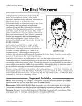 The Beat Movement: Jack Kerouac