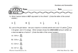 Math Warm-Up 11 for Gr. 5 & 6: Numbers and Numeration