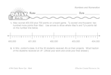 Math Warm-Up 47 for Gr. 5 & 6: Numbers and Numeration