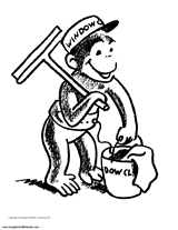 Curious George Coloring Sheet Packet
