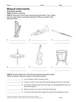 Activity: Musical Instruments