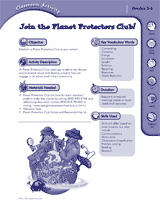 Join the Planet Protectors Club!