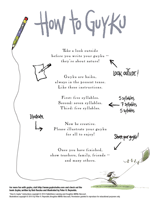 How to Guyku (Writing Instructions)