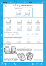 Adding Three-Digit Numbers (Grade 3)
